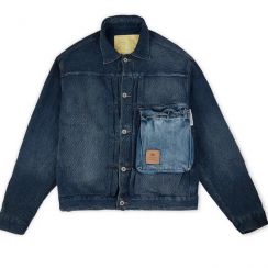 Fashionable High Street Cargo Denim Jacket