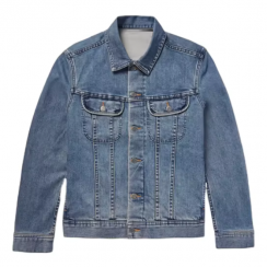 2 Pcs Cotton Casual Slim Fit Denim Jacket