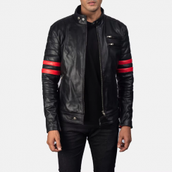 Mens Patchwork Leather Jacket