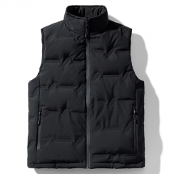 High End Stand up Collar Down Vest